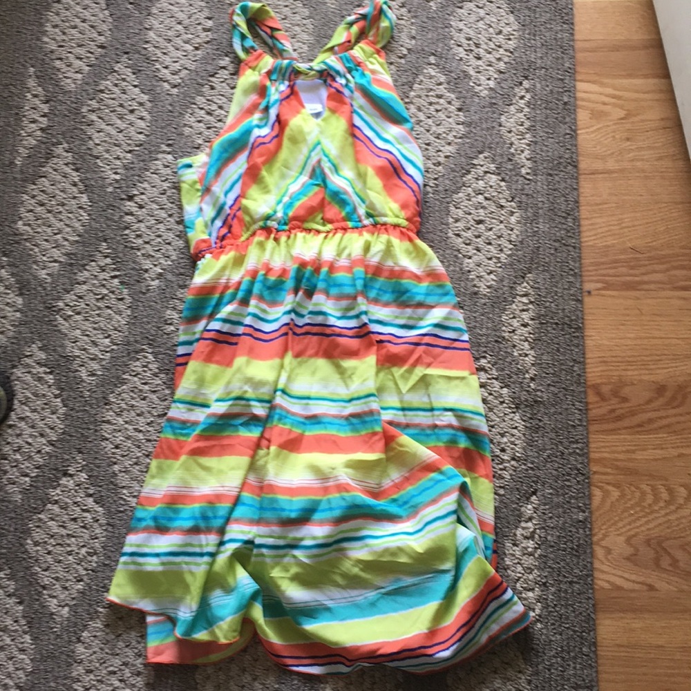 Bonnie Jean Girls summer halter top dress size 14